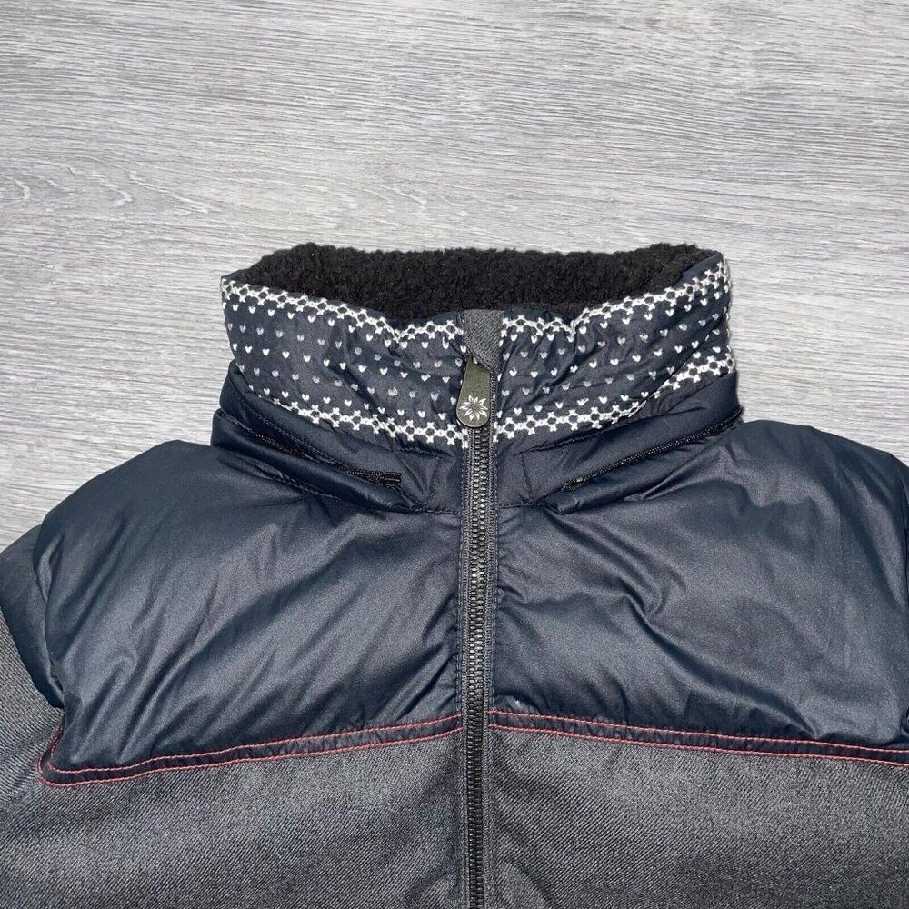 ALP N ROCK Chamonix Down Bomber Ski Jacket Women’s XS/1 Hoodie Full Zip Outdoors - Picture 8 of 16